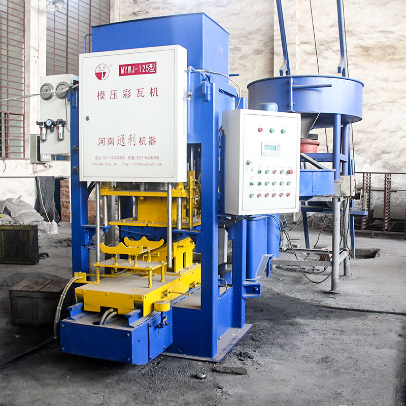 模壓式水泥彩瓦機(jī)用途，工藝流程